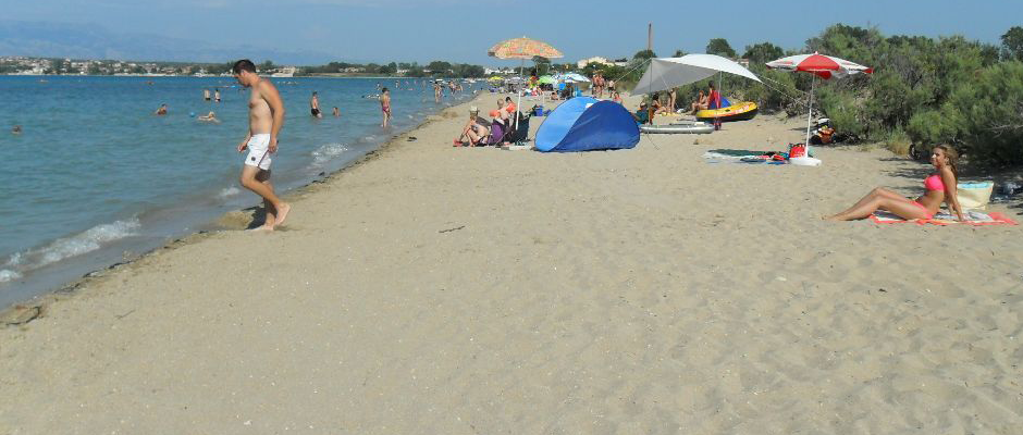Ždrijac beach - well known for sand
